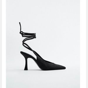 Zara small black heel